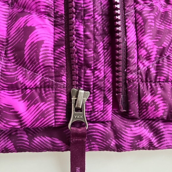 The North Face Girls Thermoball Full Zip Winter Coat Jacket Magenta Purple Sz L - Picture 12 of 12